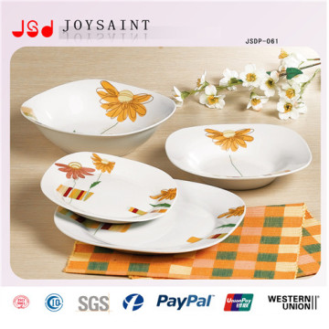 Prato de jantar novo da porcelana do grupo de jantar 20PCS da porcelana do osso da alta qualidade